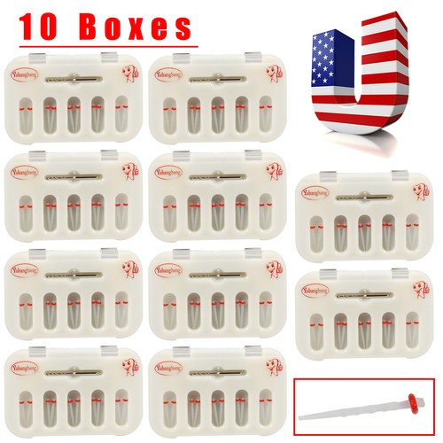 USA Dental Fiber Post Screw Thread Quartz Resin Post + Drills NEW M^U - Picture 4 of 14
