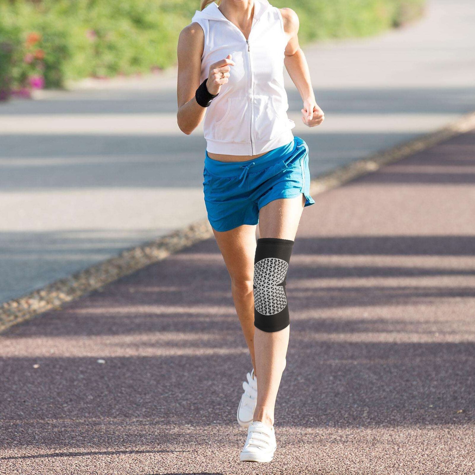 Sports Knee Pad Unisex Knee Support Brace Protector for Outdoor Basketball