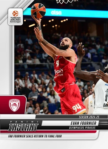Evan Fournier - 2024-25 Panini Instant Turkish Airlines EuroLeague #34 PRESALE