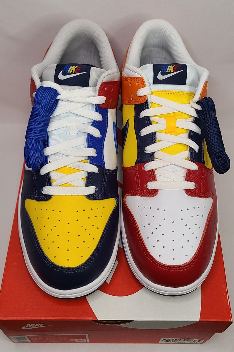 Nike Dunk Low CO.JP What The Dunk | Mens Size 12.5 | Navy Red Grey Orange P. Rod | eBay