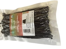 50 Madagascar Organic Vanilla Beans Grade B. Certified USDA Organic. 5"-7" by...