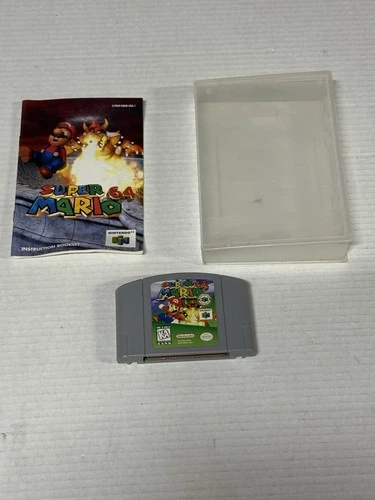 Super Mario 64 for N64 with manual