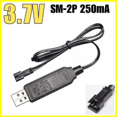 ALIWISDOM 3.7V 250mA USB Charger SM2P Connector Plug Ni-MH Ni-CD 1S Lipo Battery Charging