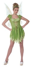 Classic Tinkerbell Adult Costume Dress 5022 059 Fairy Green Lace Up