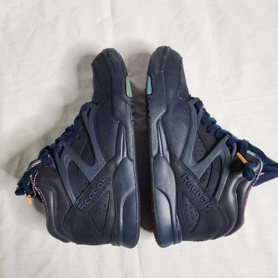 Reebok Pump Omni Lite X Lamar And Dauley Navy Blue Shoes Men's
