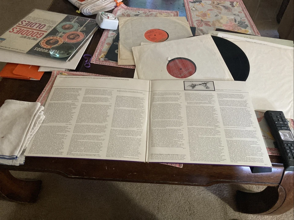 Mozart: Flute Concertos, Franz Vester, Philips 6577-008/009, 2 LP, 1973, Holland - Image 4 of 4