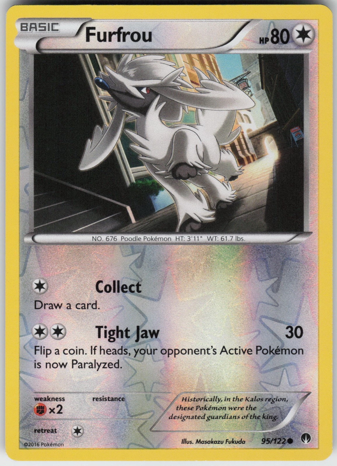 Furfrou 95/122 Breakpoint Reverse Holo