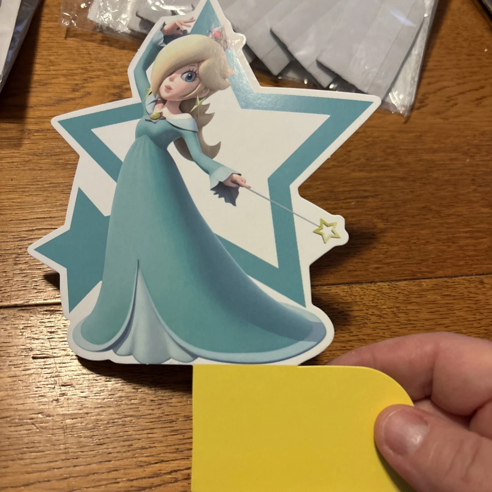 Princess Peach 7pc Honeycomb Table Decorations Birthday Party Supplies New - Image 3 of 4