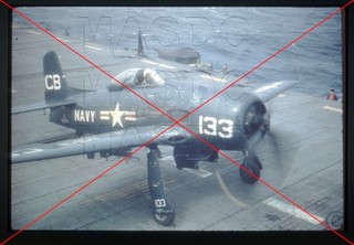 F90 35mm Duplicate Aircraft Slide F8F 1 Bearcat 95076 CB133 COLUMBUS USNR 51