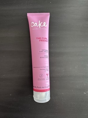 Cake Beauty The Curl Friend Defining Curl Cream Fluffy Lemon Sulfate Free 6 Oz