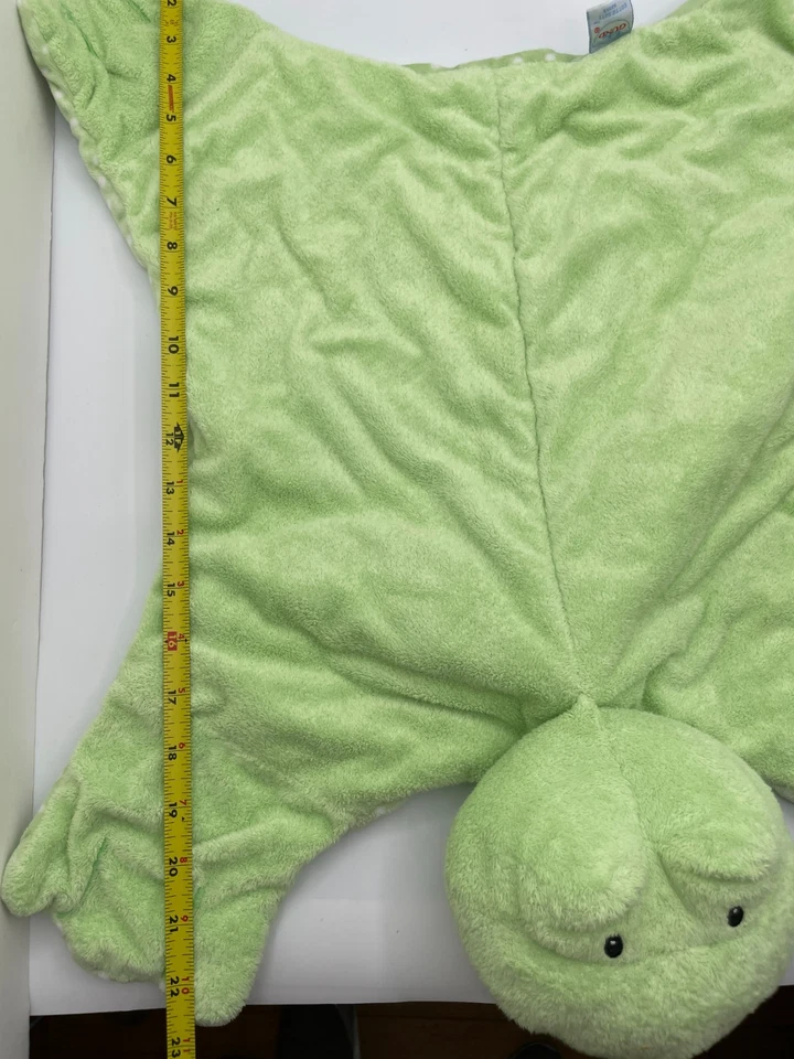 Big Baby Gund 舒适舒适 Dottie Dottie 青蛙安全毯 Lovey 58359 22 x 24 — 第 2/4 张图片