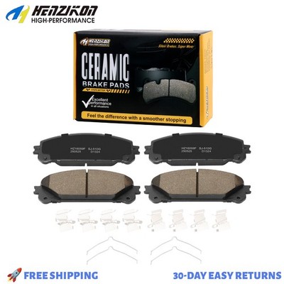 Front Ceramic Brake Pads For Toyota Highlander 2008 - 2025 2.4L 2.5L 3.5L
