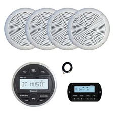 JBL Marine Receiver with Remote, Extension, 4x 5.25" Speakers