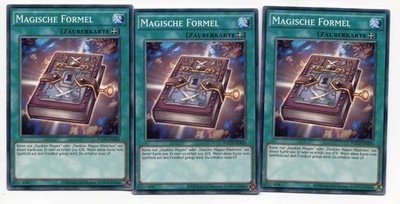 Yu-Gi-Oh! Magische Formel Common Playset (3 Stück) Set 178