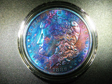 EF+/AU 1882-S MORGAN SILVER DOLLAR BEAUTIFUL TONED COLLECTOR GRADE COIN M-2262