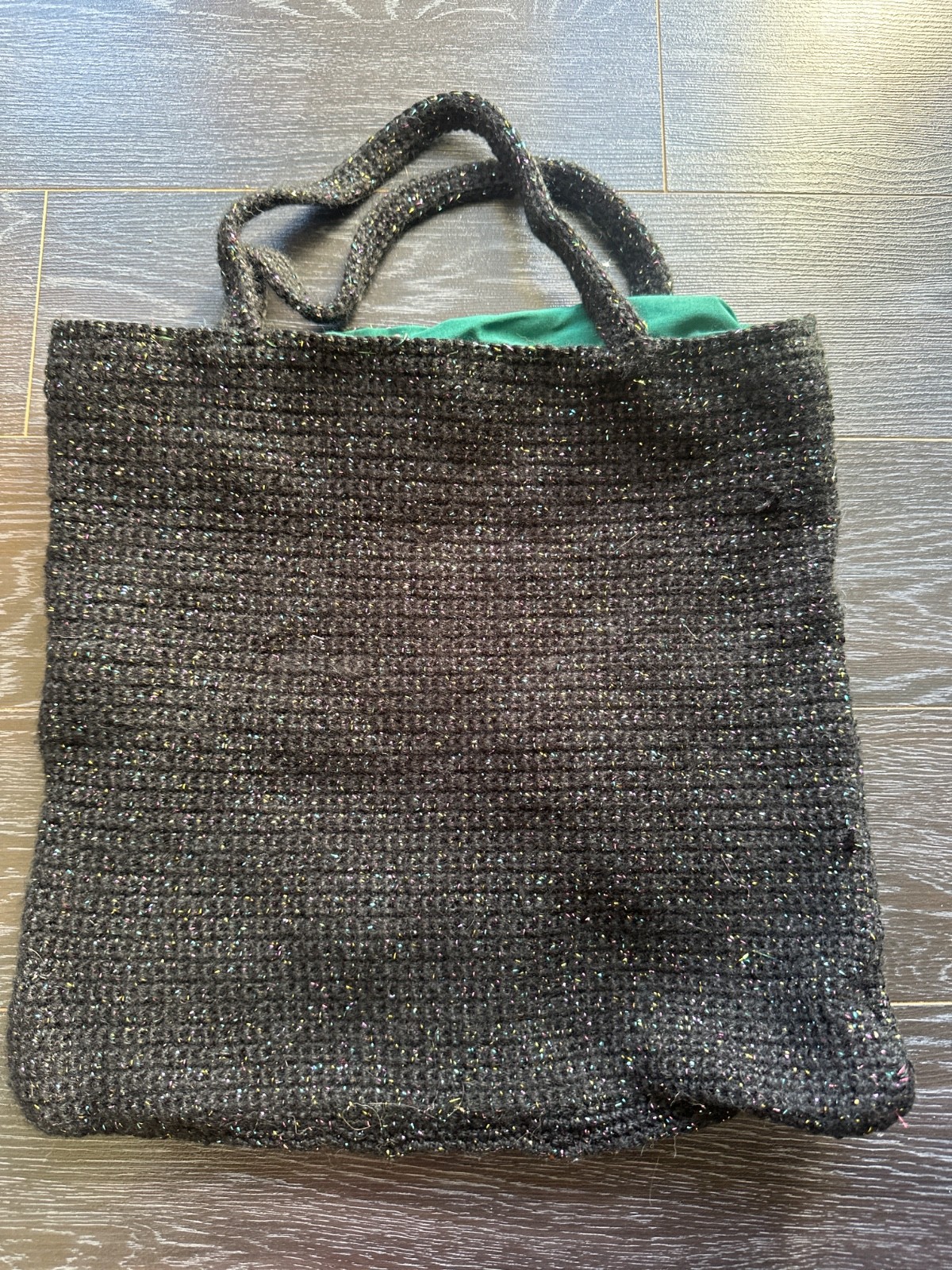 Mushroom embroidered tote