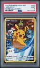 2020 POKEMON SWSH BLACK STAR PROMO FIGURE COLL #020 FULL ART/PIKACHU PSA 9
