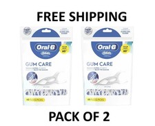 Oral-B Glide Gum Care Dental Floss Picks Tension Control, Remove Plaque 60ct 2Pk