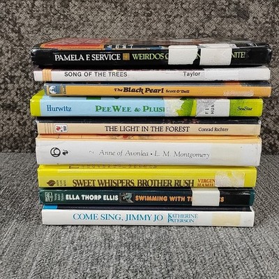 Kids Middle Grade Montgomery Odell Richter 9 Hardcover Book Lot Library Binding 