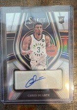 2021-22 Panini Select - Rookie Signatures Chris Duarte #RS-CDT Silver Prizm /249