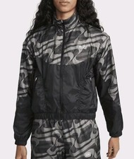 Nike Classic Women's Icon Woven Windbreaker Jacket Size Small DQ6246-010 125