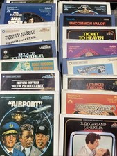 Lot of 20 CED Selectavision VideoDisc Classic Klute Patton Superman 10 Commandme