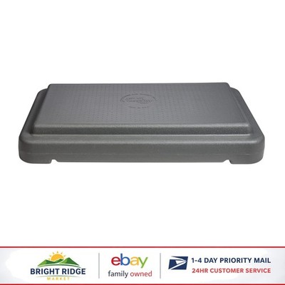 Durable Stackable Aerobic Step with Textured Surface and Resistance Band Notch