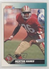 1991 Score Rookie & Traded Merton Hanks #78T 1z4