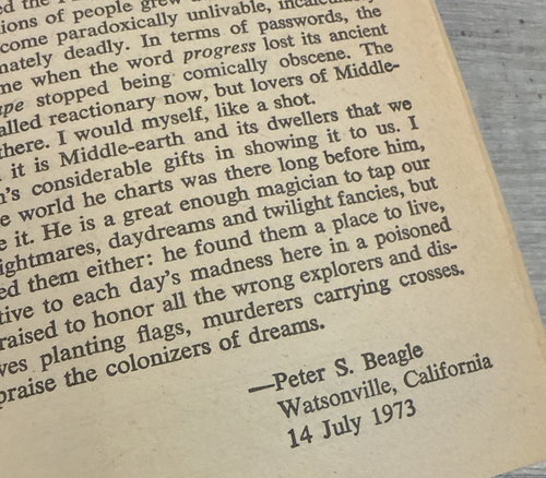 The Fellowship of the Ring by J.J.R. Tolkien, 1979 69th Printing - Picture 5 of 8