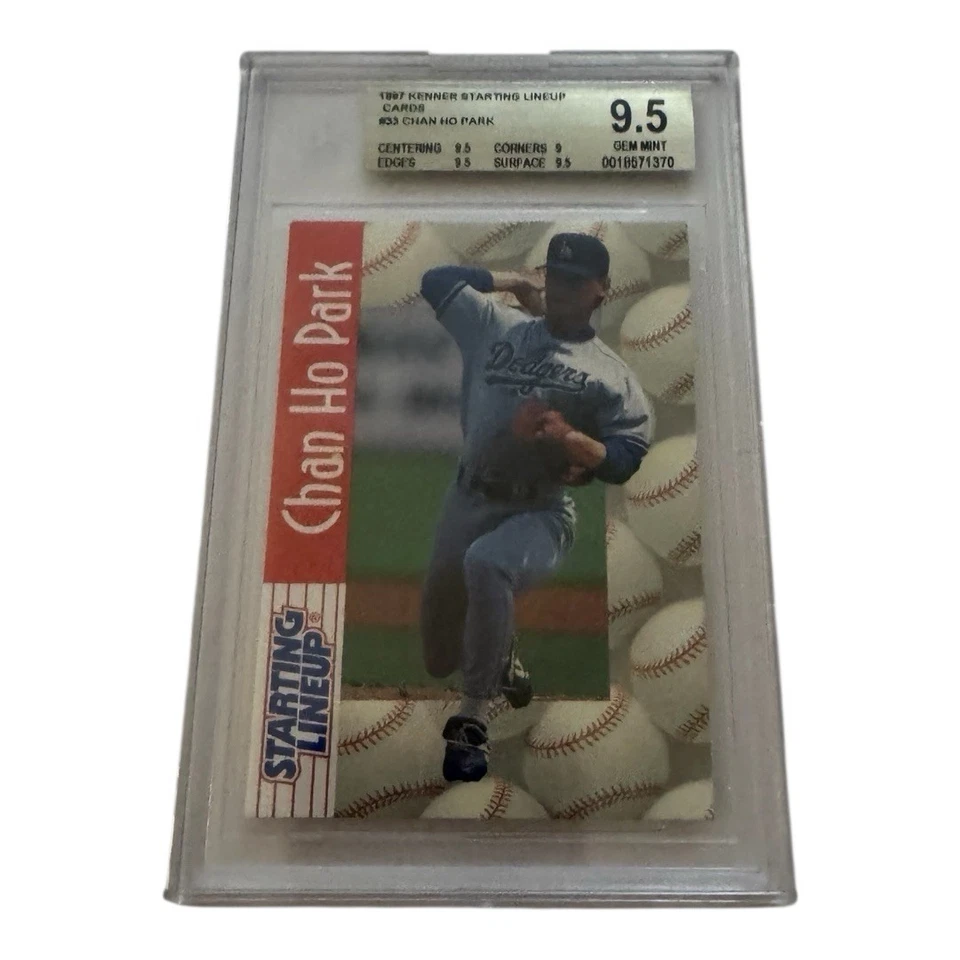BGS 9,5 gema como nueva Chan Ho Park #33 alineación inicial Foto 2 de 4