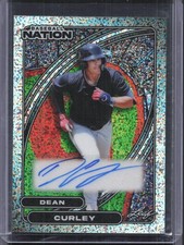 2026 Leaf Baseball Nation #BA-DC1 Dean Curley Sparkle Auto #/25