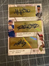 2014 TOPPS SUPREME SOLARTE ROUGNED ODOR KOLTON WONG AUTO SIGNED CARD 8/10
