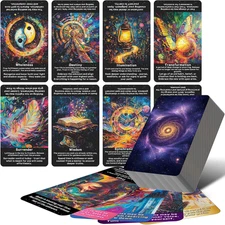 Law of Attraction Oracle Cards: Beginner-Friendly Tarot Cards Deck for Daily Gui