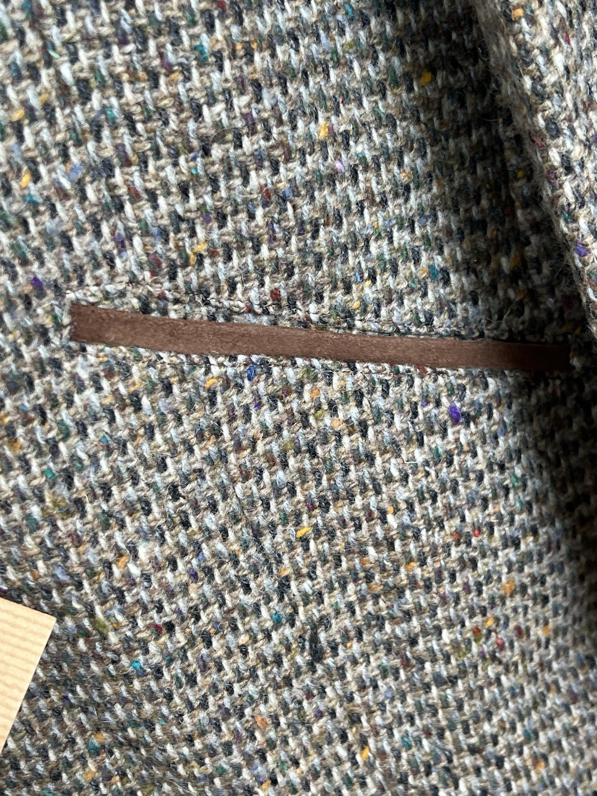 VTG Banana Republic Travel Safari 80s Donegal Tweed Blazer NWT Ireland Old Money image 10