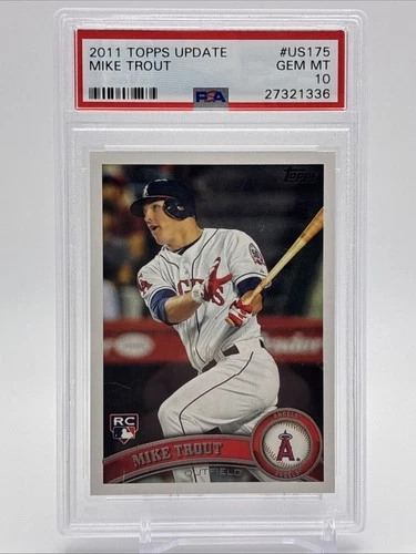 2011 Topps Update Series - Mike Trout #US175 (RC) PSA 10
