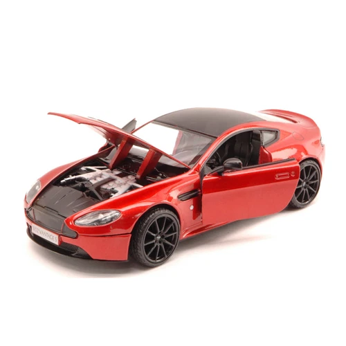 ASTON MARTIN V12 VANTAGE S 2013 METALLIC RED 1:24 Motormax Auto Stradali Modelli - Immagine 2 di 3