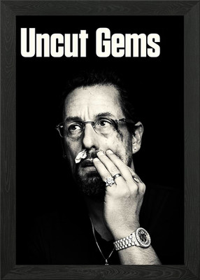 Uncut Gems Filmposter gerahmtes Wandbild Poster Leinwanddruck Bild