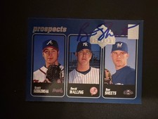 2001 Topps Opening Day - #153 Walling, Sobkowiak, Ben Sheets Ip Auto Signed Star