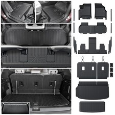 Floor Mats Cargo Mat Set for 2024 2025 2026 GMC Acadia 7 Seats Car Mats Acces...