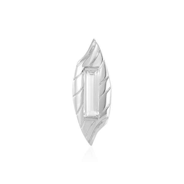Cavill WeißEr Quarz AnhäNger 6,14Ct 925 Silber Platin Plattiert Damen-image