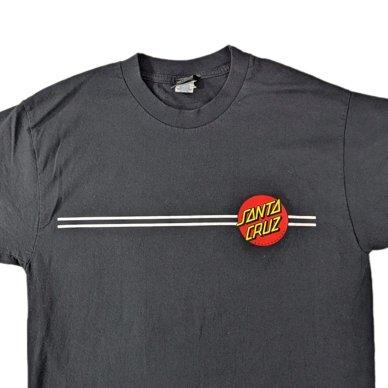 Santa Cruz Classic Dot Black T Shirt Men's  Size Med Skatebo