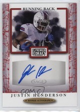 2021 Sage Premier Draft Auto Red Justin Henderson #A170 Auto 1fa0
