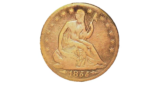 1855 Seated Liberty Half Dollar