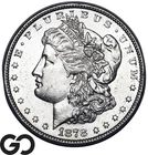 1878 7TF Morgan Silver Dollar, First Year Issue Flashy Choice BU++ PL