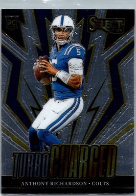 2023 Panini Select #TUR-ARI Anthony Richardson Turbocharged