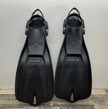SCUBAPRO GO TRAVEL DIVING FINS 2XS BLACK VERY GOOD CONDITION