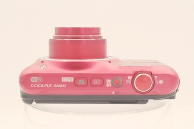 Nikon COOLPIX S6600 Red Digital Camera 16MP 12x Optical Zoom From