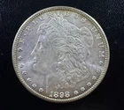 1898-O Morgan Silver Dollar $1 New Orleans Mint Strong Strike Original Luster BU