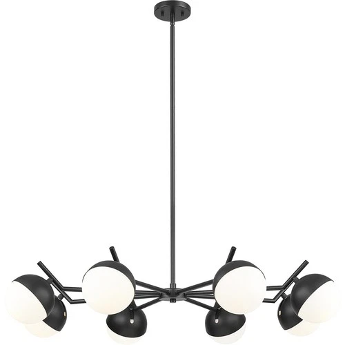 Z-Lite 7517-8MB Realm Sphere Chandelier Matte Black - Picture 5 of 8