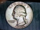 1951 25C Washington Quarter